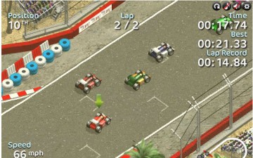 Kinder Autorennspiel