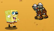 Spongebob kämpft gegen Zombies